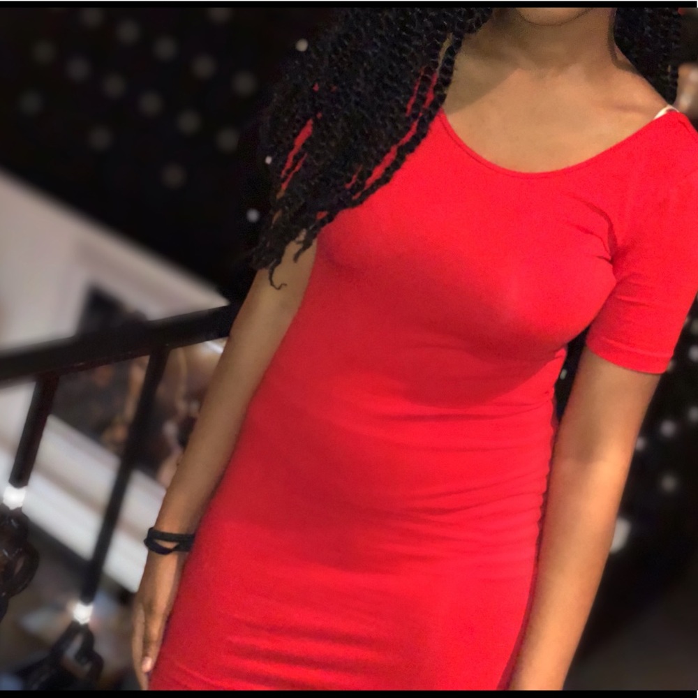 Red Midi Dress